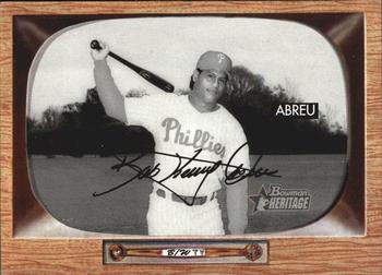 2004 Bowman Heritage - Black and White #41 Bobby Abreu Front