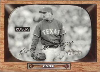 2004 Bowman Heritage - Black and White #45 Kenny Rogers Front