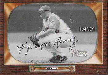 2004 Bowman Heritage - Black and White #83 Ken Harvey Front