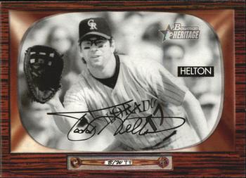2004 Bowman Heritage - Black and White #89 Todd Helton Front