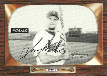 2004 Bowman Heritage - Black and White #90 Larry Walker Front