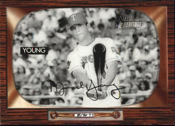 2004 Bowman Heritage - Black and White #117 Michael Young Front