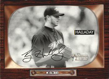 2004 Bowman Heritage - Black and White #120 Roy Halladay Front
