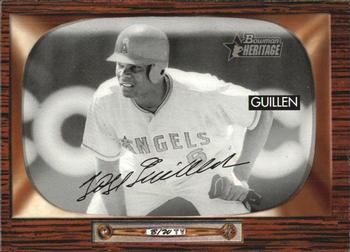 2004 Bowman Heritage - Black and White #121 Jose Guillen Front