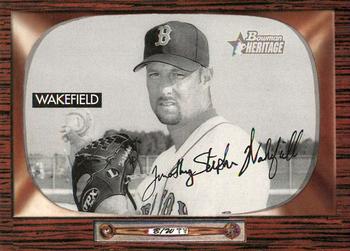 2004 Bowman Heritage - Black and White #129 Tim Wakefield Front