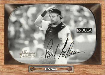 2004 Bowman Heritage - Black and White #136 Paul Lo Duca Front