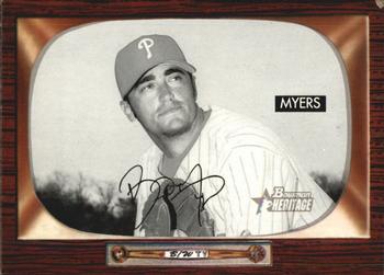 2004 Bowman Heritage - Black and White #155 Brett Myers Front
