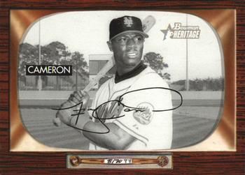 2004 Bowman Heritage - Black and White #179 Mike Cameron Front