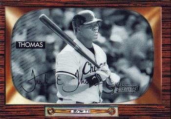2004 Bowman Heritage - Black and White #181 Frank Thomas Front