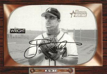 2004 Bowman Heritage - Black and White #182 Jaret Wright Front