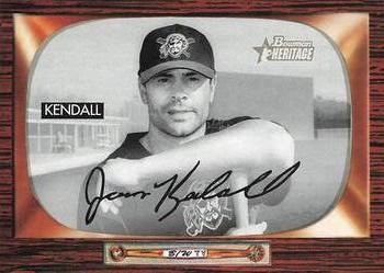 2004 Bowman Heritage - Black and White #197 Jason Kendall Front