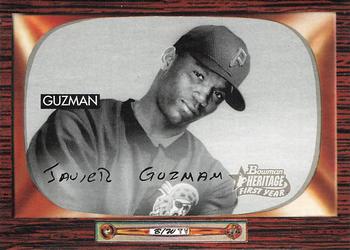2004 Bowman Heritage - Black and White #293 Javier Guzman Front