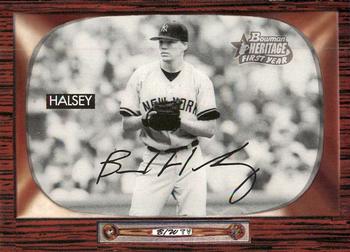 2004 Bowman Heritage - Black and White #304 Brad Halsey Front