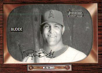 2004 Bowman Heritage - Black and White #323 Ryan Budde Front