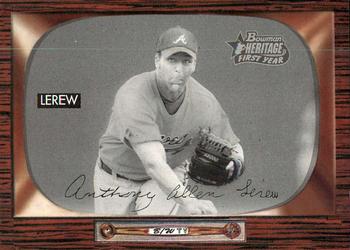 2004 Bowman Heritage - Black and White #345 Anthony Lerew Front