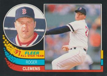 1991 Fleer - '91 Fleer All-Star Team #10 Roger Clemens Front