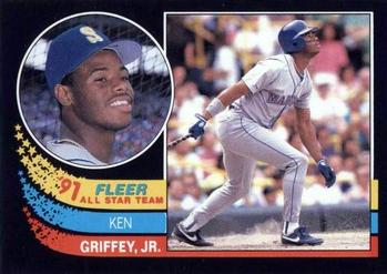 1991 Fleer - '91 Fleer All-Star Team #7 Ken Griffey, Jr. Front