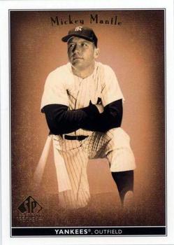 2002 SP Legendary Cuts #53 Mickey Mantle Front