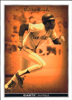 2002 SP Legendary Cuts #7 Bobby Bonds Front