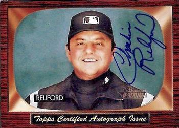 2004 Bowman Heritage - Signs of Authority #SA-CM Charlie Reliford Front