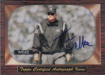 2004 Bowman Heritage - Signs of Authority #SA-TW Tim Welke Front