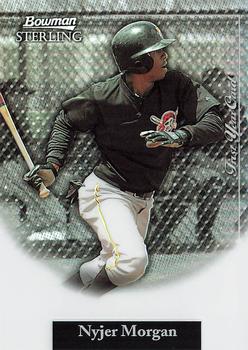 2004 Bowman Sterling - Refractors #BS-NM Nyjer Morgan Front