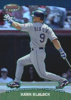 2004 Bowman's Best - Green #BB-HB Hank Blalock Front
