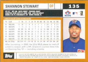 2002 Topps #135 Shannon Stewart Back