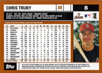 2002 Topps #8 Chris Truby Back