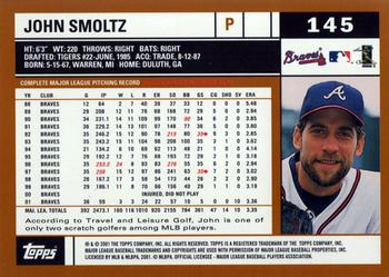 2002 Topps #145 John Smoltz Back