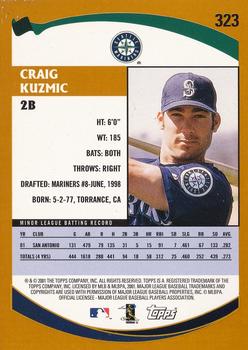 2002 Topps #323 Craig Kuzmic Back