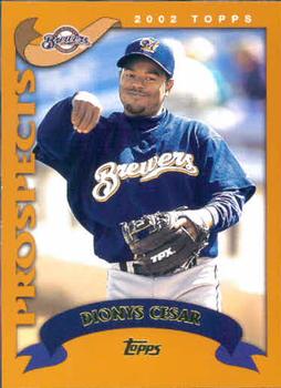 2002 Topps #316 Dionys Cesar Front
