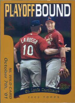2002 Topps #355 St. Louis Cardinals Front