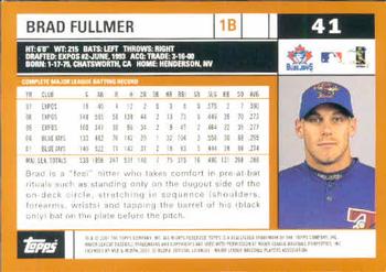 2002 Topps #41 Brad Fullmer Back
