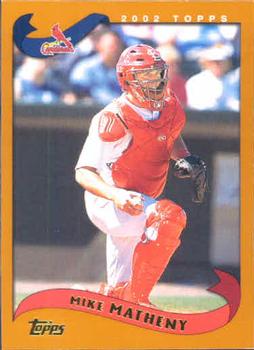 2002 Topps #4 Mike Matheny Front