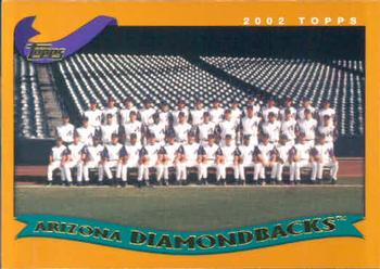 2002 Topps #642 Arizona Diamondbacks Front