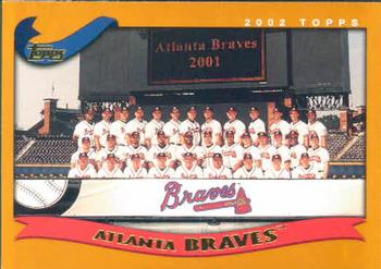 2002 Topps #643 Atlanta Braves Front