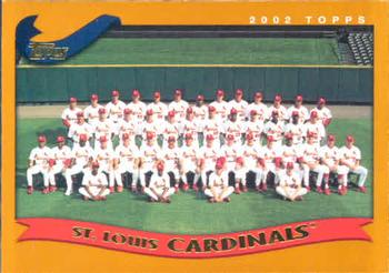 2002 Topps #667 St. Louis Cardinals Front