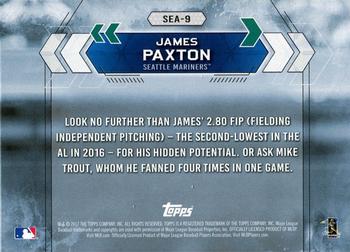 2017 Topps National Baseball Card Day - Seattle Mariners #SEA-9 James Paxton Back