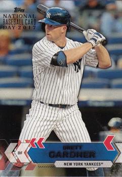 2017 Topps National Baseball Card Day - New York Yankees #NYY-9 Brett Gardner Front