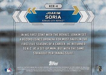 2017 Topps National Baseball Card Day - Kansas City Royals #KCR-4 Joakim Soria Back