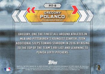 2017 Topps National Baseball Card Day - Pittsburgh Pirates #PIT-8 Gregory Polanco Back