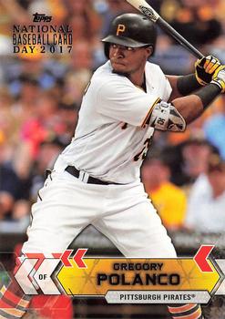 2017 Topps National Baseball Card Day - Pittsburgh Pirates #PIT-8 Gregory Polanco Front