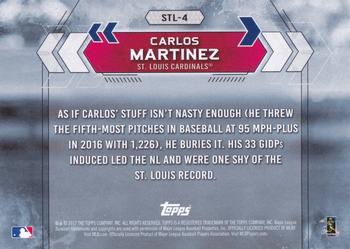 2017 Topps National Baseball Card Day - St. Louis Cardinals #STL-4 Carlos Martinez Back
