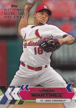 2017 Topps National Baseball Card Day - St. Louis Cardinals #STL-4 Carlos Martinez Front