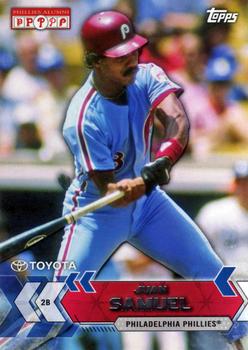 2017 Topps National Baseball Card Day - Philadelphia Phillies #14 Juan Samuel Front