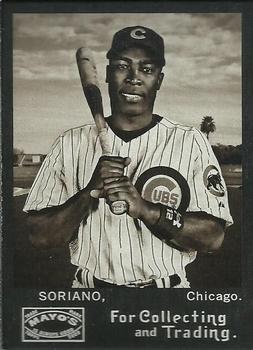 2009 Topps Heritage - Mayo (Target) #TME-AS Alfonso Soriano Front