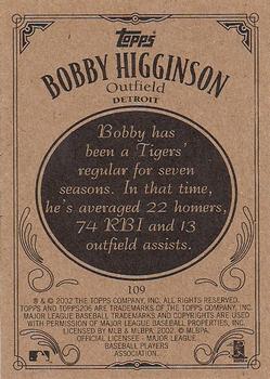 2002 Topps 206 #109 Bobby Higginson Back