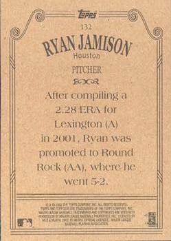 2002 Topps 206 #132 Ryan Jamison Back