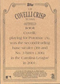2002 Topps 206 #138 Covelli Crisp Back